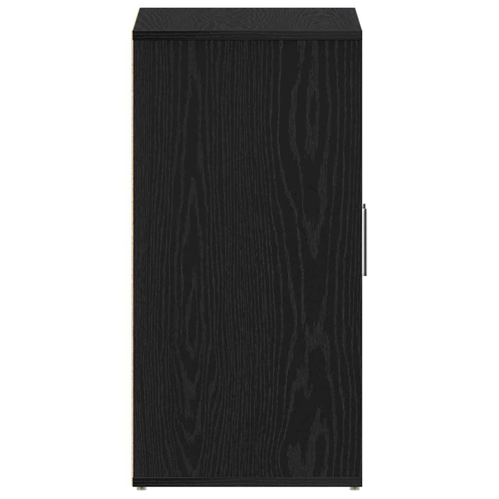 Mobile per scarpe Rovere Nero 60 x 35 x 70 cm Legno multistrato