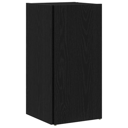 Mensole angolari Rovere Nero 33 x 33 x 67 cm Legno multistrato | homemem39