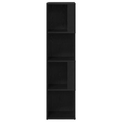 Mensole angolari Rovere Nero 33 x 33 x 132 cm Legno multistrato | homemem39