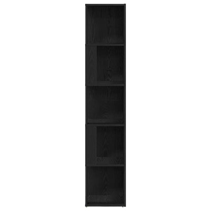 Mensole angolari Rovere Nero 33 x 33 x 164,5 cm