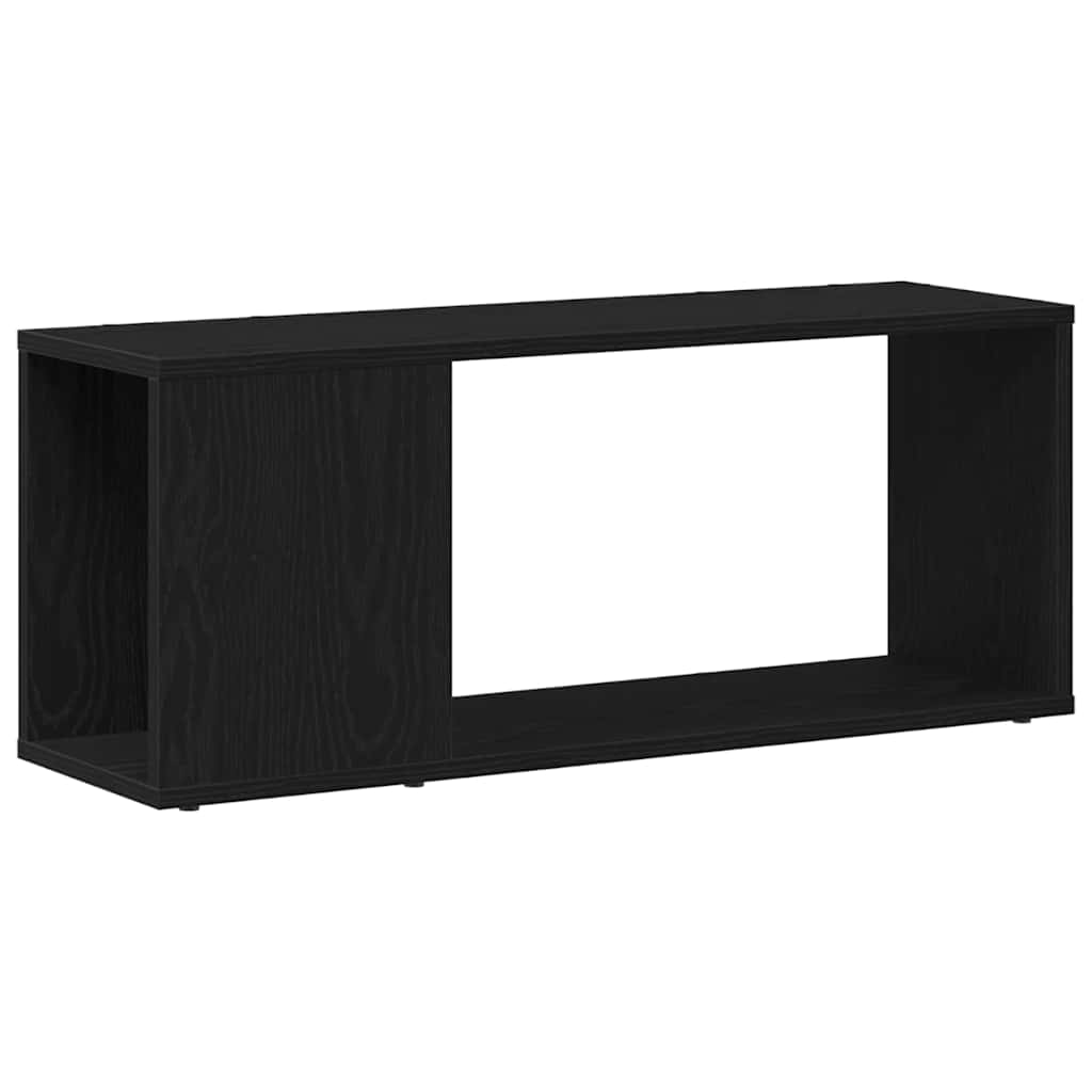Set mobile TV Rovere Nero 80 x 24 x 32 cm Legno multistrato