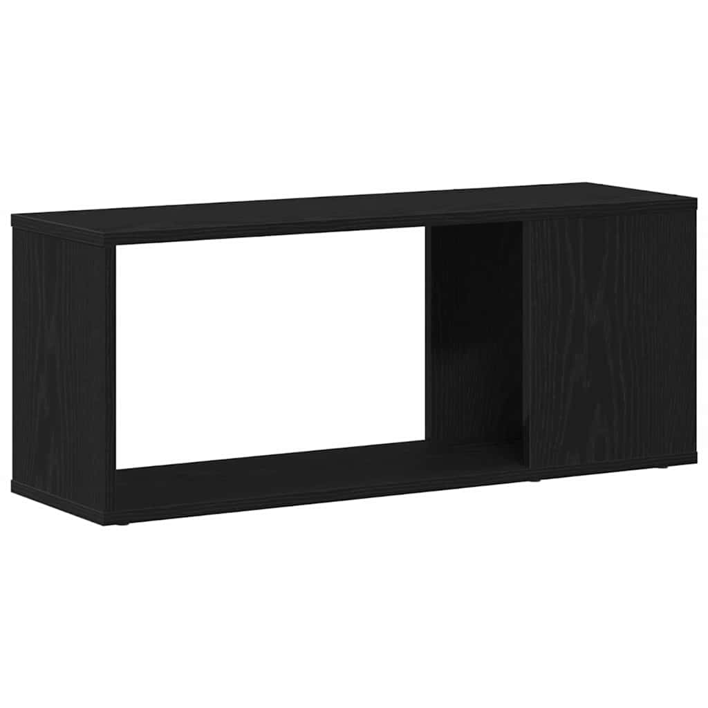 Set mobile TV Rovere Nero 80 x 24 x 32 cm Legno multistrato