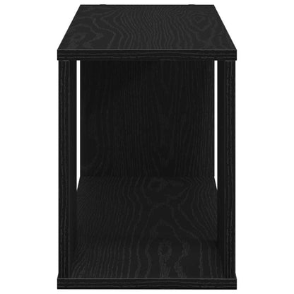 Set mobile TV Rovere Nero 80 x 24 x 32 cm Legno multistrato