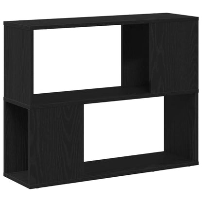 Set mobile TV Rovere Nero 80 x 24 x 63 cm Legno multistrato