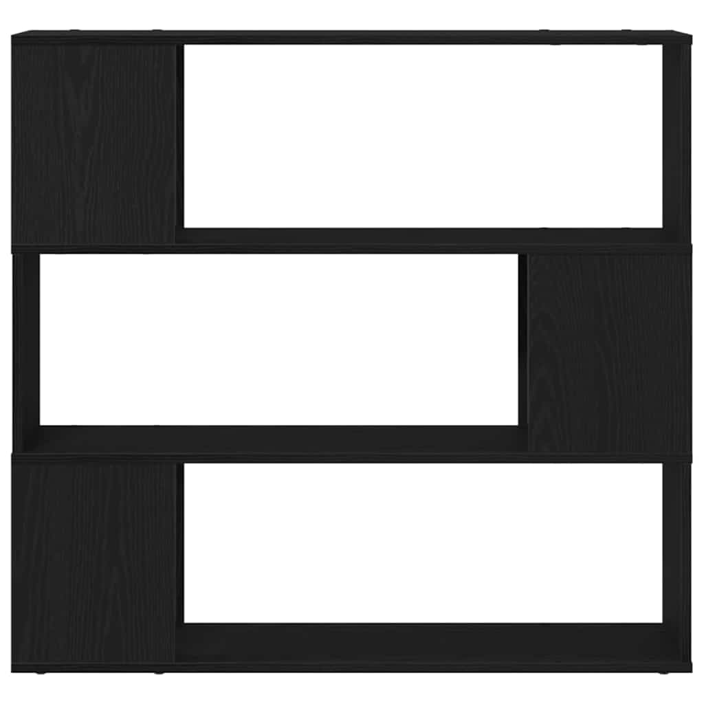 Set mobile TV Rovere Nero 100 x 24 x 94 cm Legno multistrato