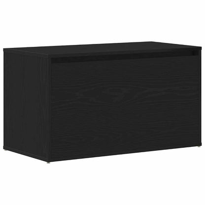 Panca per ingresso con cassetto Rovere Nero 80 x 40 x 45 cm