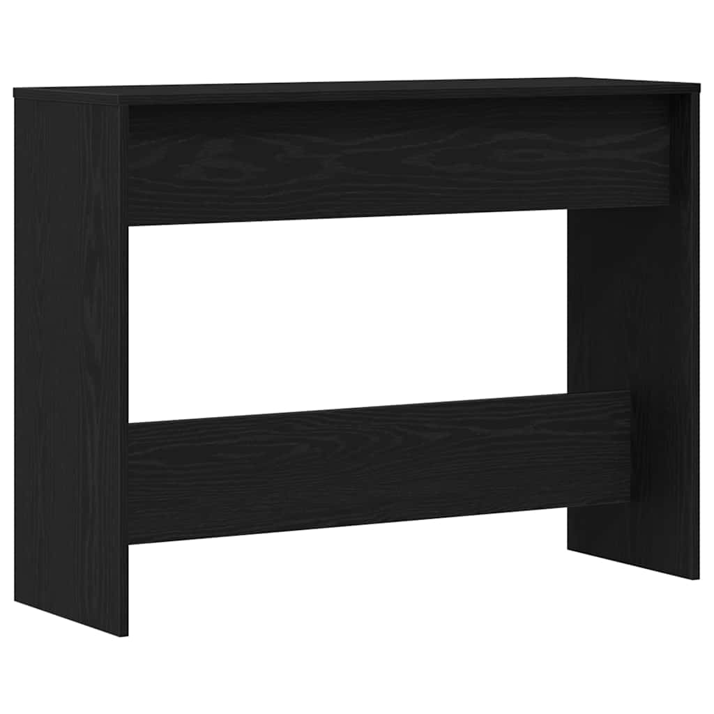 Tavolo consolle con cassetto Rovere Nero 100 x 35 x 76,5 cm