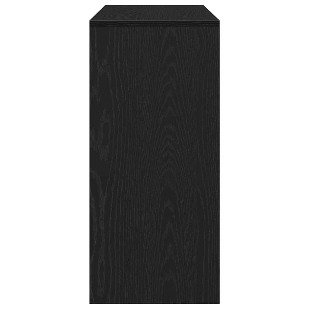 Tavolo consolle con cassetto Rovere Nero 100 x 35 x 76,5 cm