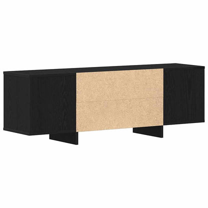 Mobile TV Rovere Nero 120 x 30 x 40,5 cm Legno multistrato