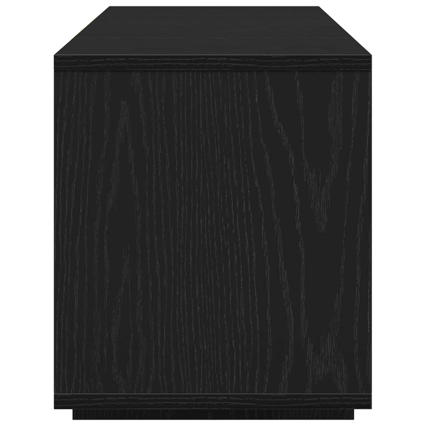 Mobile TV Rovere Nero 120 x 30 x 40,5 cm Legno multistrato