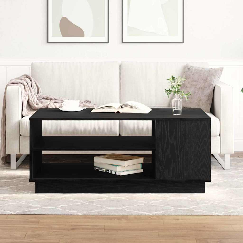 Tavolino da salotto Rovere Nero 102 x 55 x 43 cm