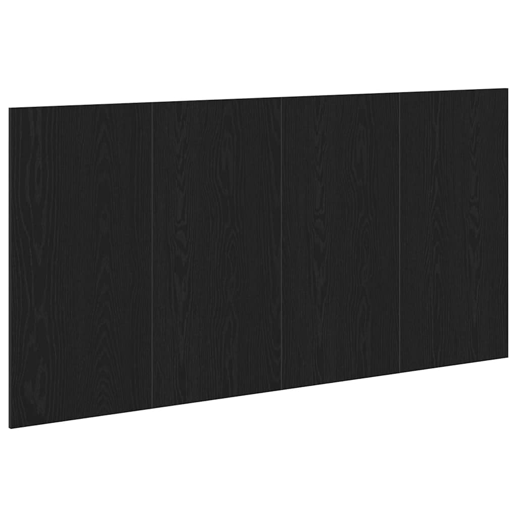 Testiera del letto con testiera Rovere Nero 160 x 1.5 x 80.5 cm | homemem39