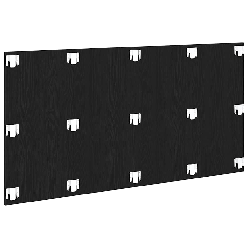 Testiera del letto con testiera Rovere Nero 160 x 1.5 x 80.5 cm | homemem39