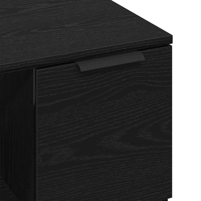 Tavolino da salotto with Drawer Rovere nero 50 x 50 x 36 cm