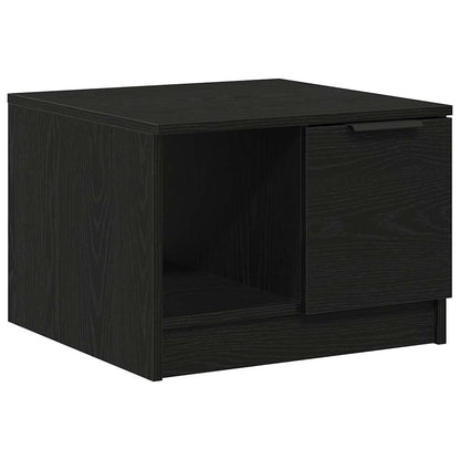 Tavolino da salotto with Drawer Rovere nero 50 x 50 x 36 cm
