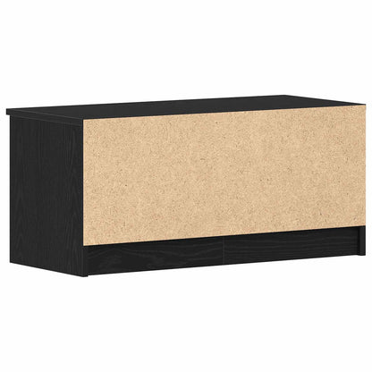 Mobile TV Rovere Nero 80 x 35 x 36,5 cm Legno multistrato
