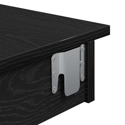 Tavolo Bar da Parete Rovere Nero 102 x 45 x 103,5 cm | homemem39