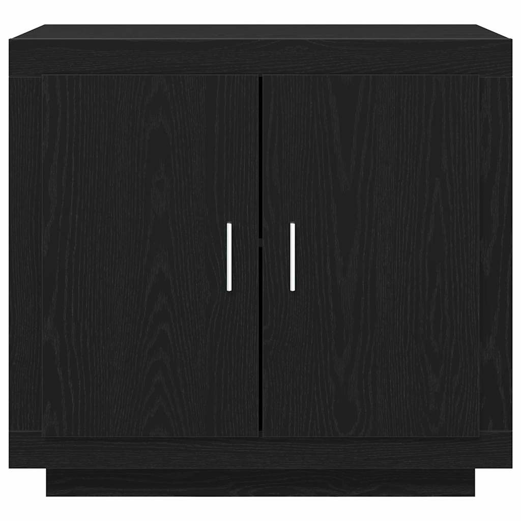 Credenza Rovere Nero 80 x 40 x 75 cm Legno multistrato