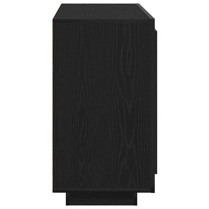 Credenza Rovere Nero 80 x 40 x 75 cm Legno multistrato