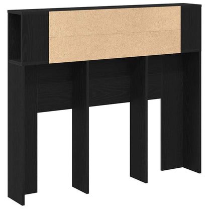 Testata del letto Rovere Nero 120 x 18.5 x 102.5 cm