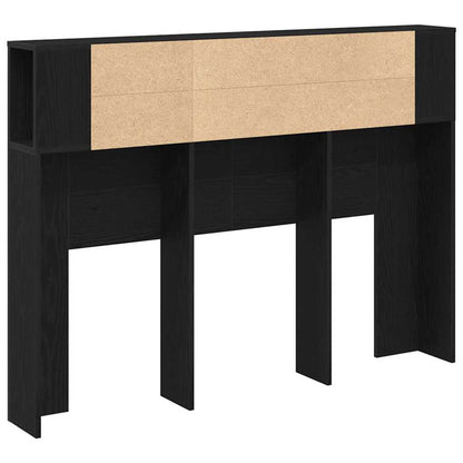 Testata del letto Rovere Nero 120 x 18.5 x 102.5 cm