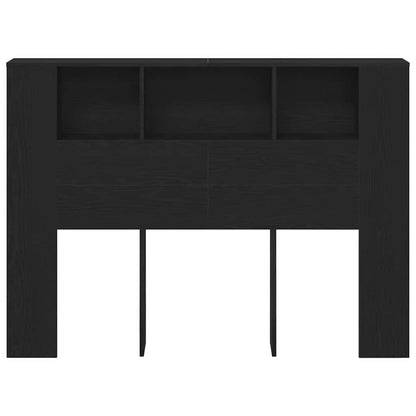 Testata del letto Rovere Nero 120 x 18.5 x 102.5 cm