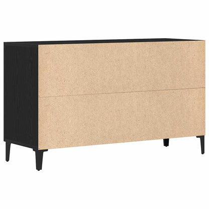 Credenza Rovere Nero 100 x 36 x 60 cm Legno multistrato