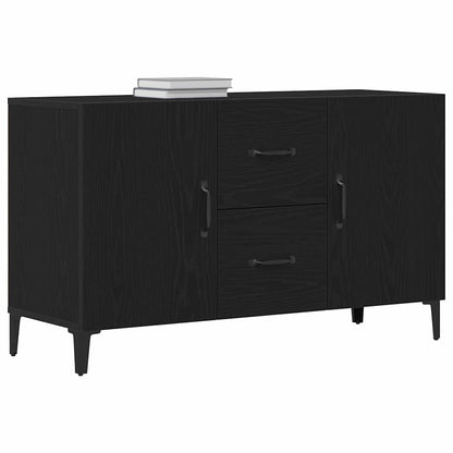 Credenza Rovere Nero 100 x 36 x 60 cm Legno multistrato