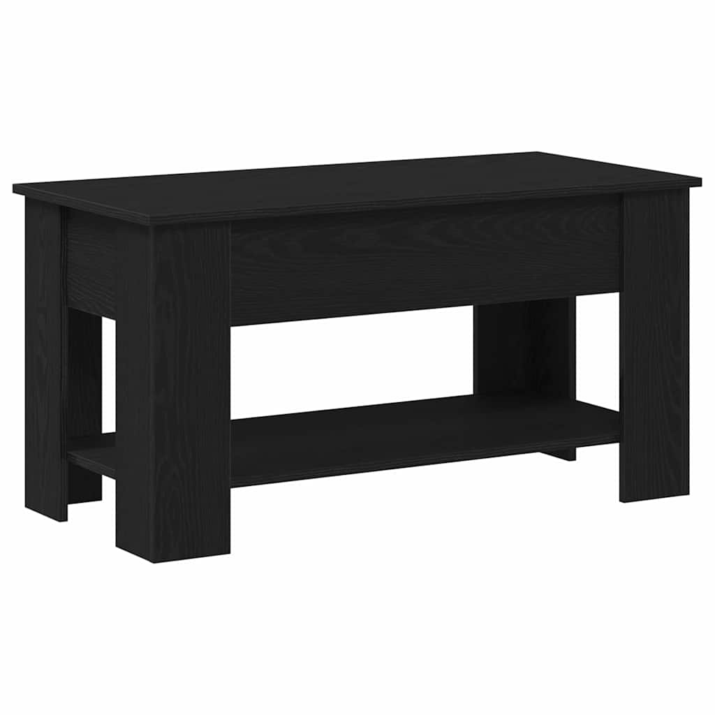 Tavolino da salotto Rovere nero 101 x 49 x 52 cm