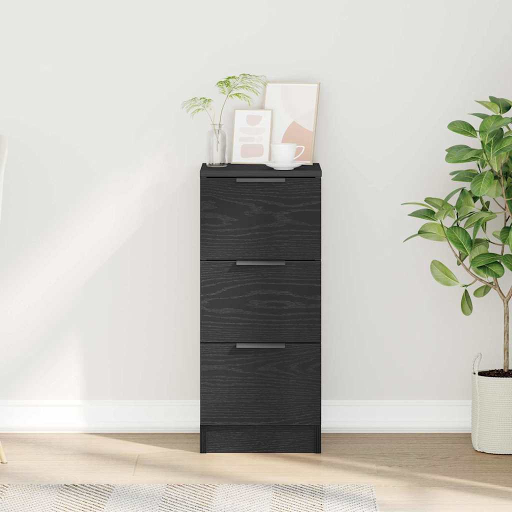 Mobiletto in Rovere Nero Rovere nero 30 x 30 x 70 cm