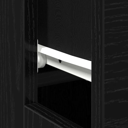 Scrivania Rovere Nero 100 x 50 x 75 cm Legno multistrato