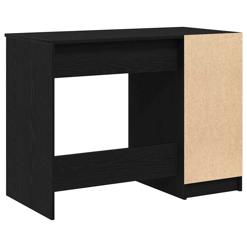 Scrivania Rovere Nero 100 x 50 x 75 cm Legno multistrato