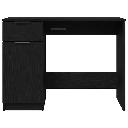 Scrivania Rovere Nero 100 x 50 x 75 cm Legno multistrato