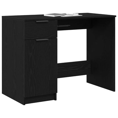 Scrivania Rovere Nero 100 x 50 x 75 cm Legno multistrato