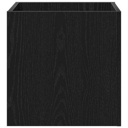 Scatola per vasi Rovere Nero 40 x 38.5 x 40 cm