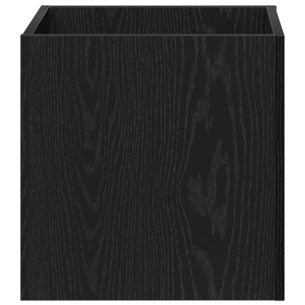 Scatola per vasi Rovere Nero 40 x 38.5 x 40 cm