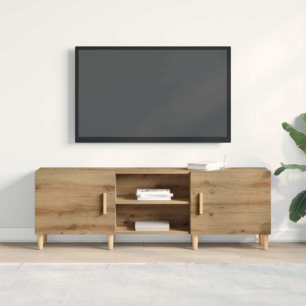 Mobile TV rovere artigianale 150 x 30 x 50 cm Legno multistrato
