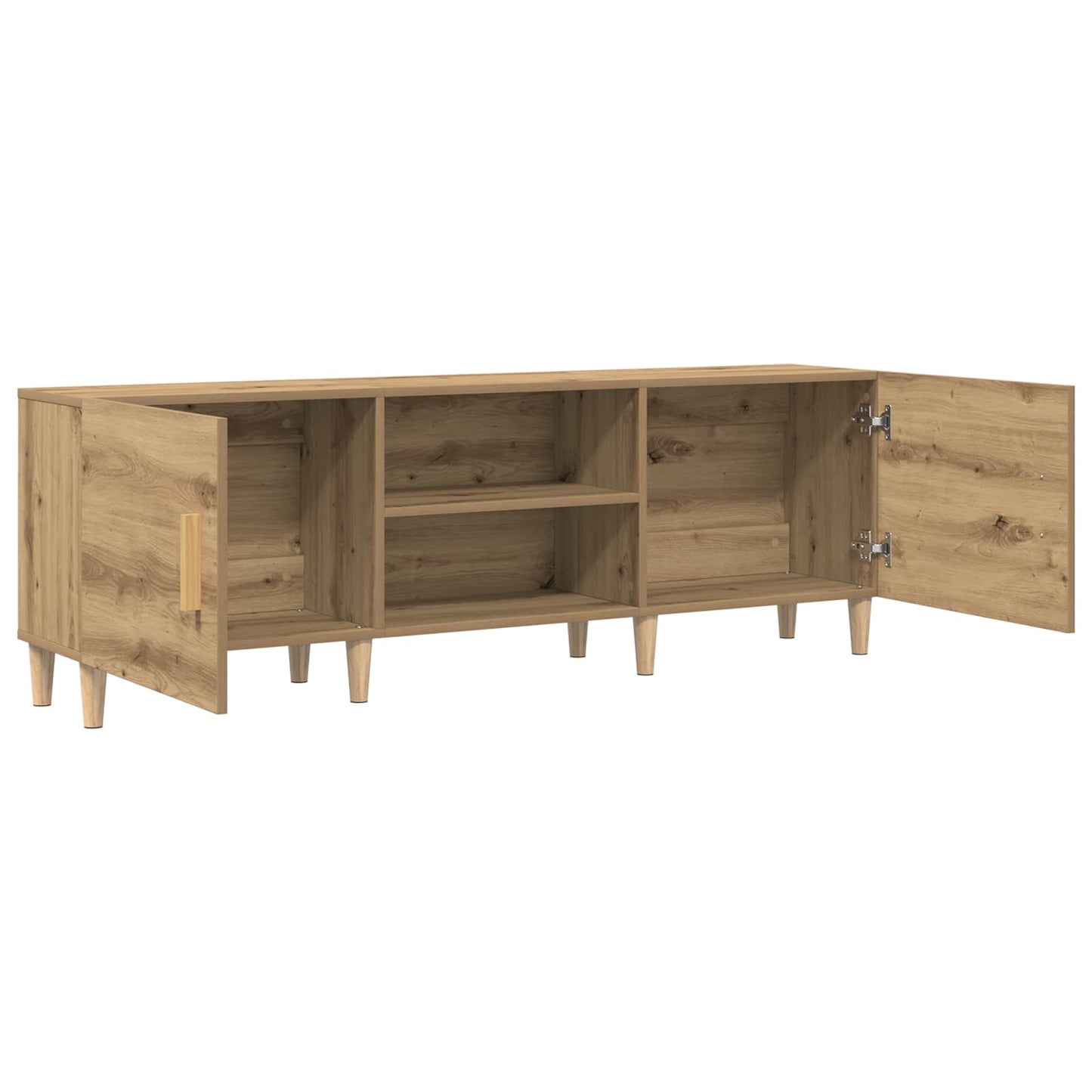 Mobile TV rovere artigianale 150 x 30 x 50 cm Legno multistrato