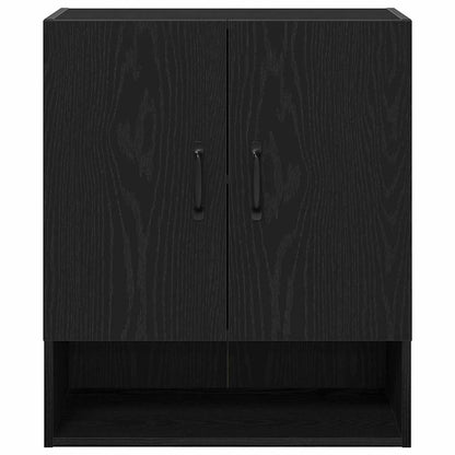 Armadietto a muro Rovere Nero 60 x 30 x 70 cm Legno multistrato | homemem39
