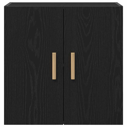 Armadietto a muro Rovere Nero 60 x 30 x 60 cm Legno multistrato | homemem39