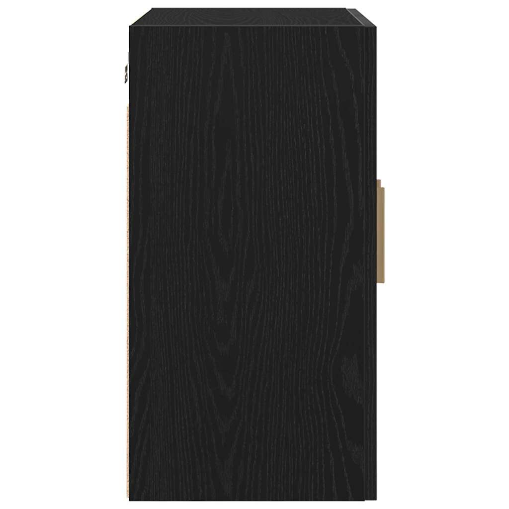 Armadietto a muro Rovere Nero 60 x 30 x 60 cm Legno multistrato | homemem39