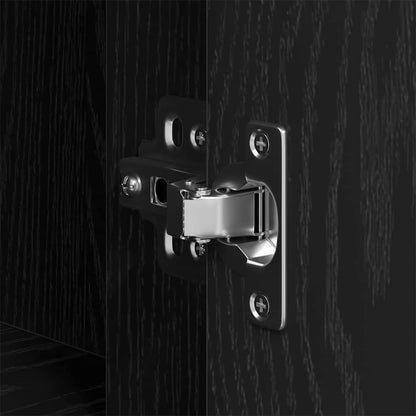 Scrivania Rovere Nero 100 x 49 x 74 cm Legno multistrato | homemem39