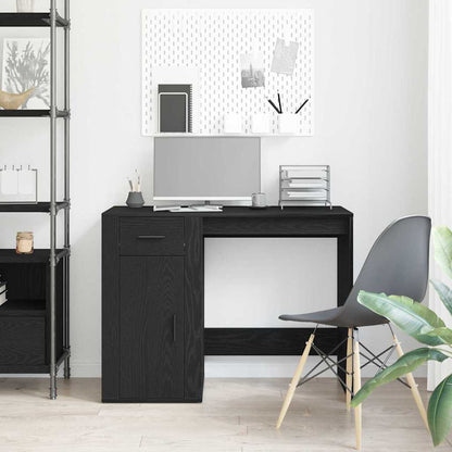 Scrivania Rovere Nero 100 x 49 x 74 cm Legno multistrato