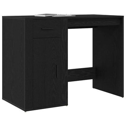 Scrivania Rovere Nero 100 x 49 x 74 cm Legno multistrato