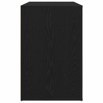 Scrivania Rovere Nero 100 x 49 x 74 cm Legno multistrato | homemem39