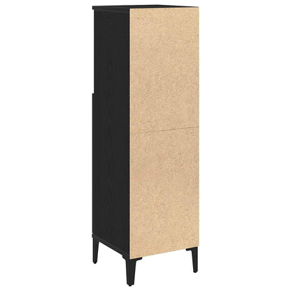 Mobile da Bagno Rovere Nero 30 x 30 x 100 cm | homemem39