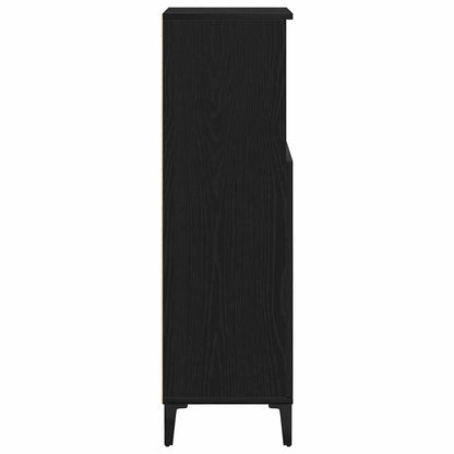 Mobile da Bagno Rovere Nero 30 x 30 x 100 cm | homemem39