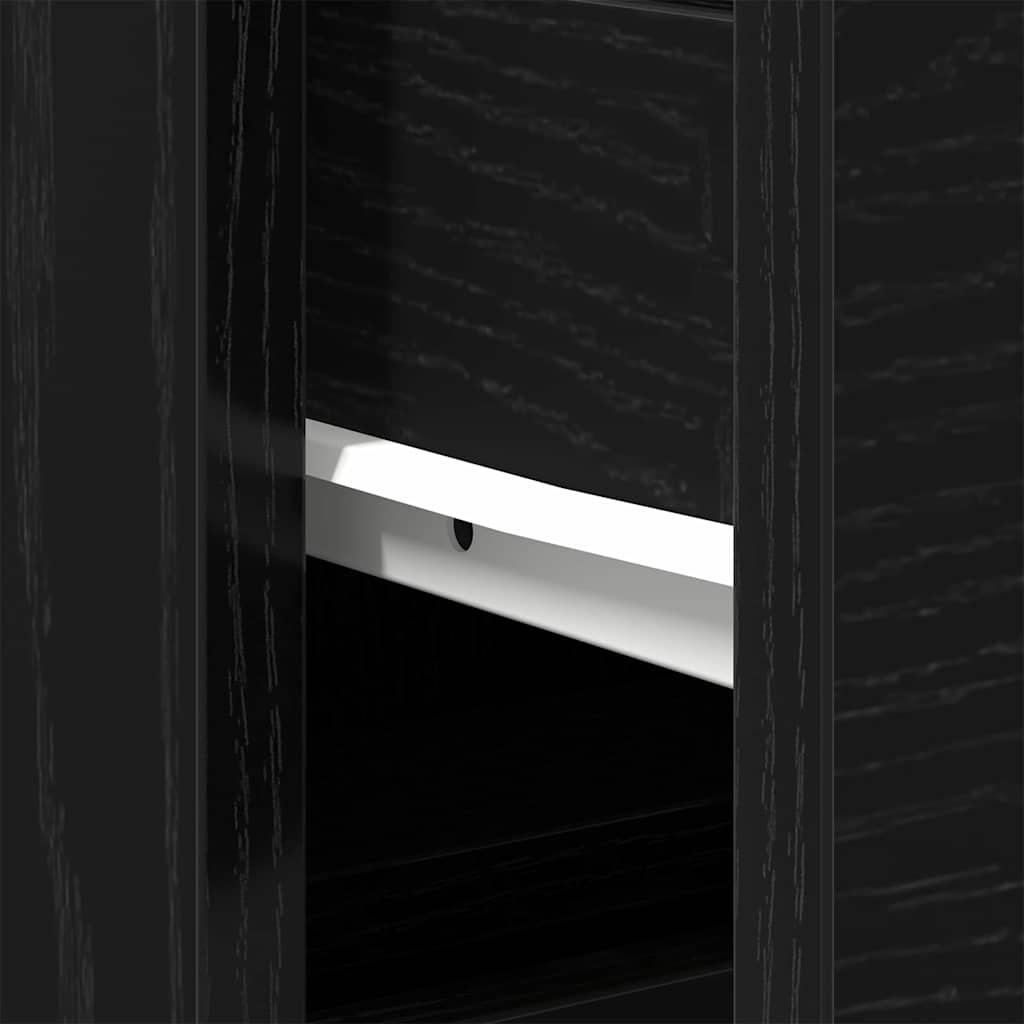Mobile da Bagno Rovere Nero 65 x 33 x 60 cm | homemem39