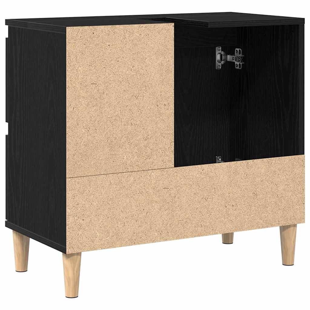 Mobile da Bagno Rovere Nero 65 x 33 x 60 cm | homemem39