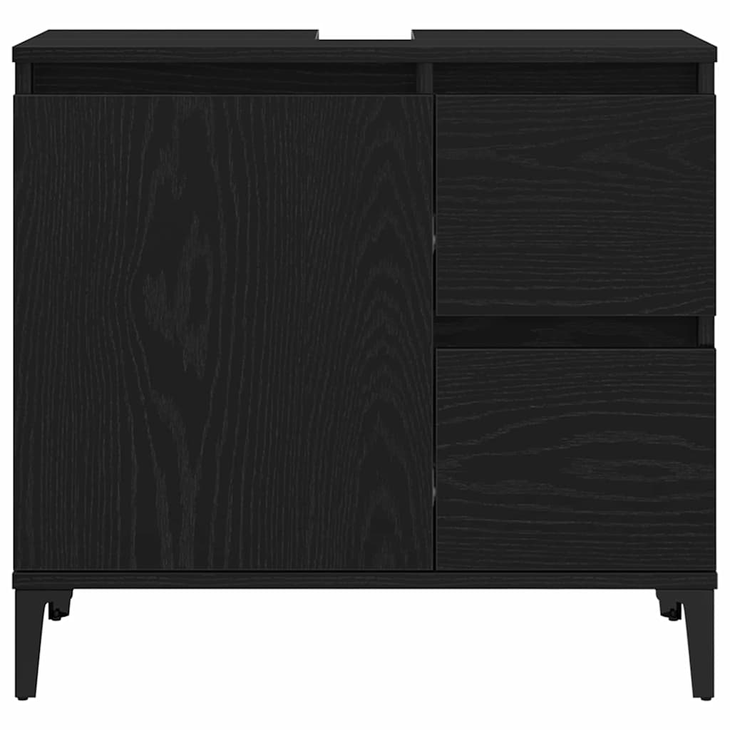 Mobile da Bagno Rovere Nero 65 x 33 x 60 cm | homemem39